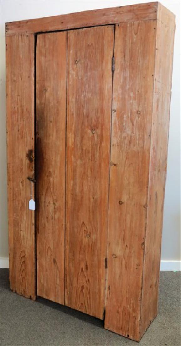 Plank door 19th century country cupboard (1 of 1)