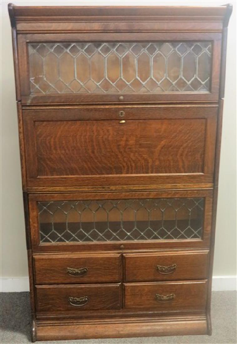 The Best Oak Barrister Bookcase (1 of 3)