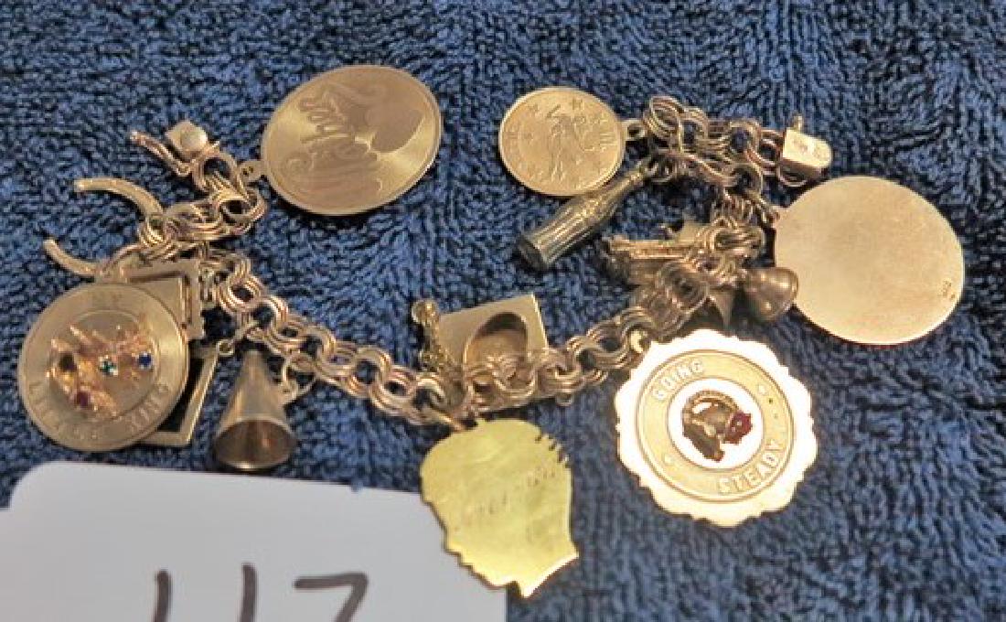 14 kt charm bracelet aprox 50 Grams (1 of 2)