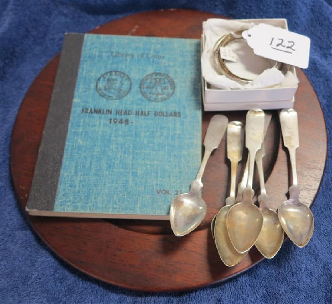 35 Franklin half-dollars and silver bracelet (1 of 1)