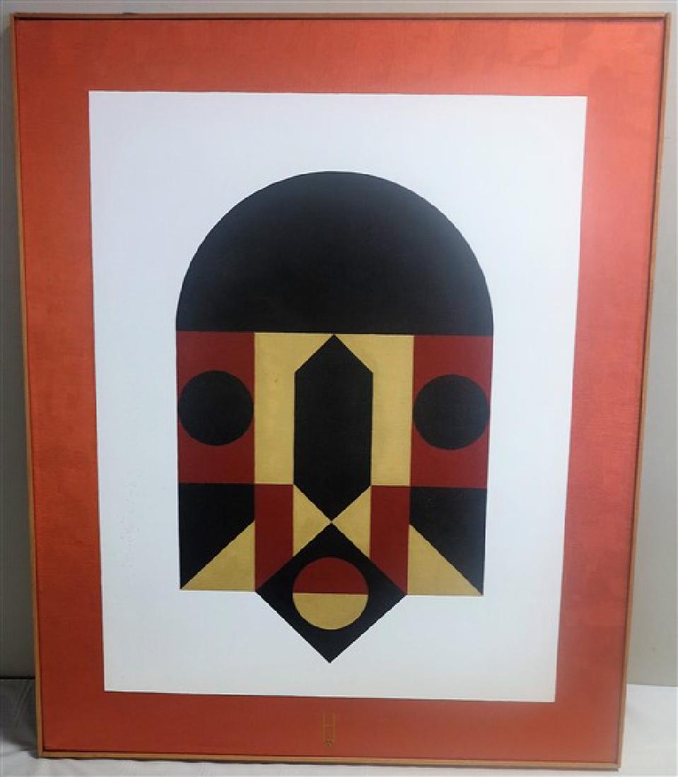 Earl Hubbard Acrylic on linen 36 X 44 Mask: Earl Hubbard Acrylic on linen 36 X 44 Mask
