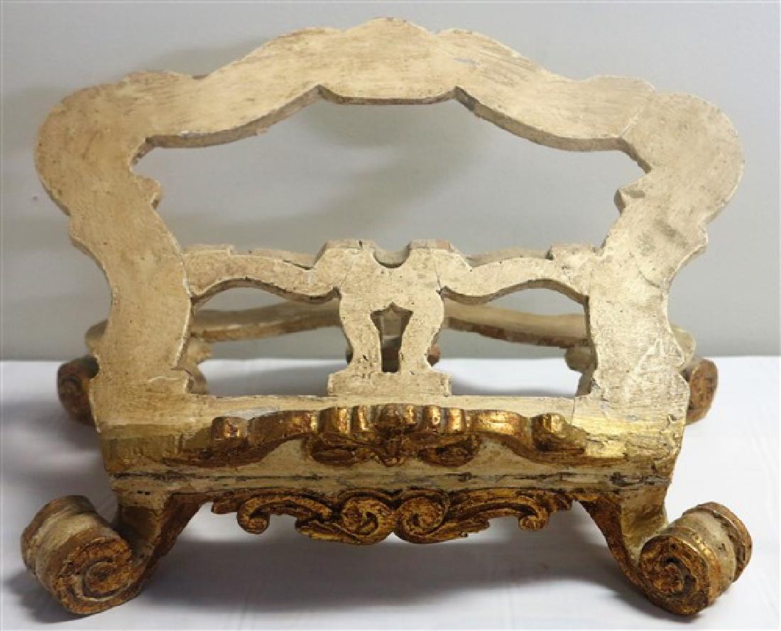 Italian paint decorated 19th cent book stand (1 of 1)
