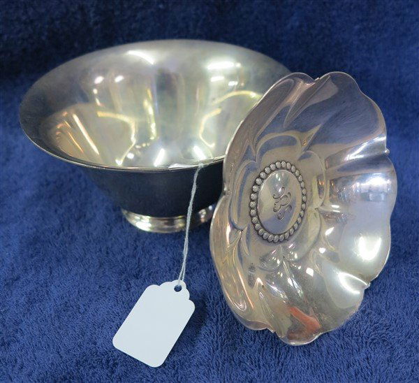 2 sterling Tiffany bowls approx 15oz. (1 of 1)