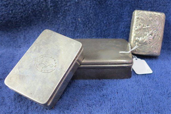 3 silver boxes. Largest one Tiffany (1 of 1)