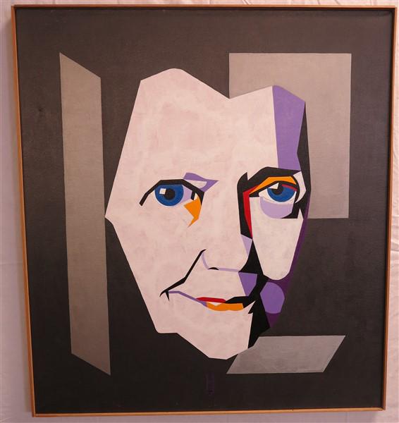 Earl Hubbard Acrylic on Linen 36" x 41": Earl Hubbard Acrylic on Linen 36" x 41"