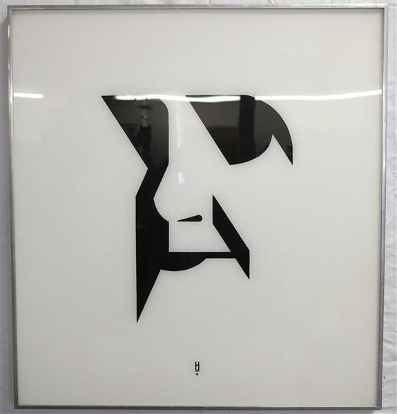 Earl Hubbard Acrylic on Lucite 25" x 27": Earl Hubbard Acrylic on Lucite 25" x 27"
