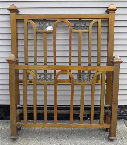 Brass Mission Style Bed: Brass Mission Style Bed
