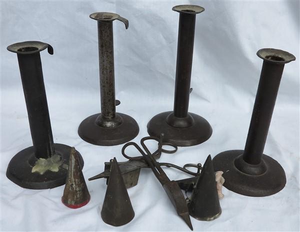 5 Early candlestick, salesman's sample stove (1 of 3)