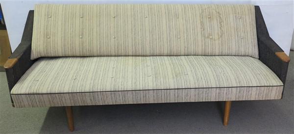 Danish 2 tone 1950's sofa/daybed: Danish 2 tone 1950's sofa/daybed