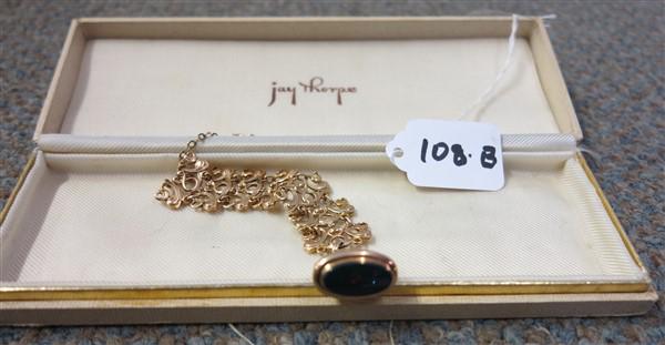 Victorian gold fob: Victorian gold fob