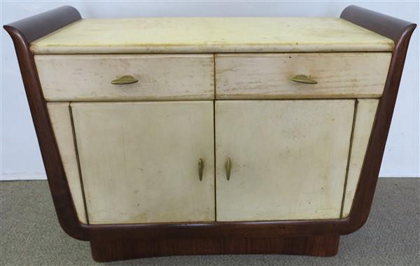 2 door vintage art deco cabinet (1 of 1)