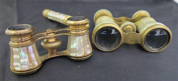 2 pair of opera glasses: 2 pair of opera glasses