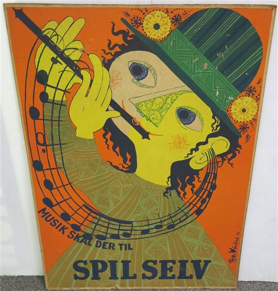 Bjorn Wiinblad vintage poster '46: Bjorn Wiinblad vintage poster '46