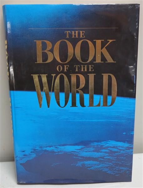 Oversize "Book of the World" coffee table book: Oversize "Book of the World" coffee table book