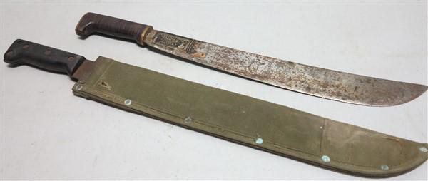 2 military machetes: 2 military machetes