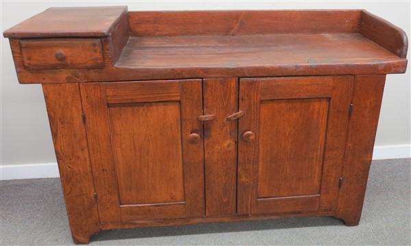 19th Cent 68" Country Dry Sink: 19th Cent 68" Country Dry Sink