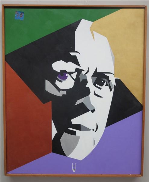 Acrylic on Linen, Earl Hubbard: Acrylic on Linen, Earl Hubbard