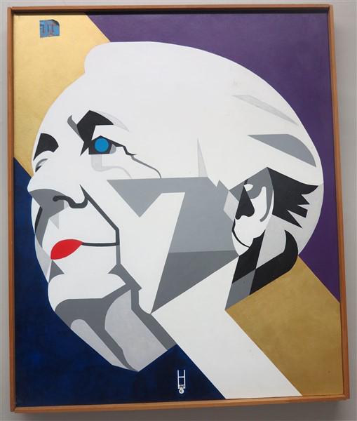 Acrylic on Linen, Earl Hubbard: Acrylic on Linen, Earl Hubbard