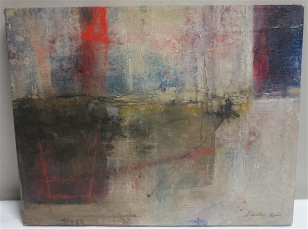 Unframed o/c sgnd Stanley Bate 14 x 18: Unframed o/c sgnd Stanley Bate 14 x 18