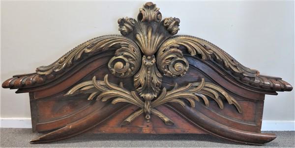 Carved Architectural Element 78L X 40h: Carved Architectural Element 78L X 40h