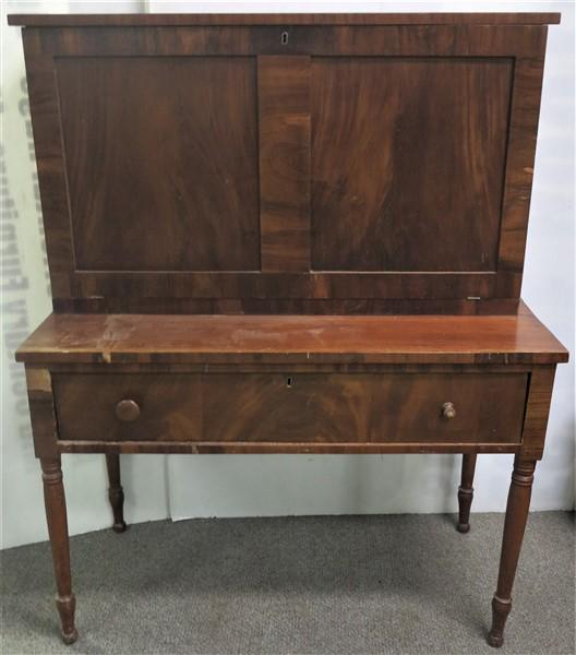 19th Cent Fall Front School masters desk: 19th Cent Fall Front School masters desk
