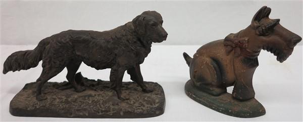 Iron dog and doorstop: Iron dog and doorstop