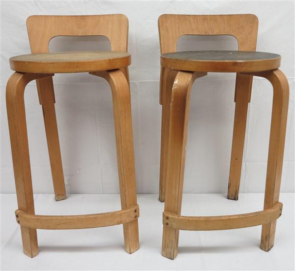 2 Mid-Century Modern stools (1 of 5)