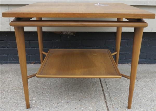 Mid-Century table by Widdicomb: Mid-Century table by Widdicomb- 27" sq x 23"h