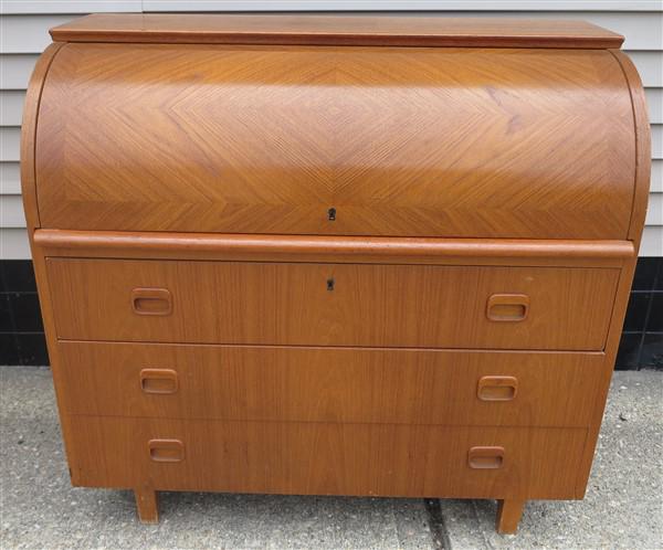 Modern Roll Top Desk 35w X 18d X 33h (1 of 5)