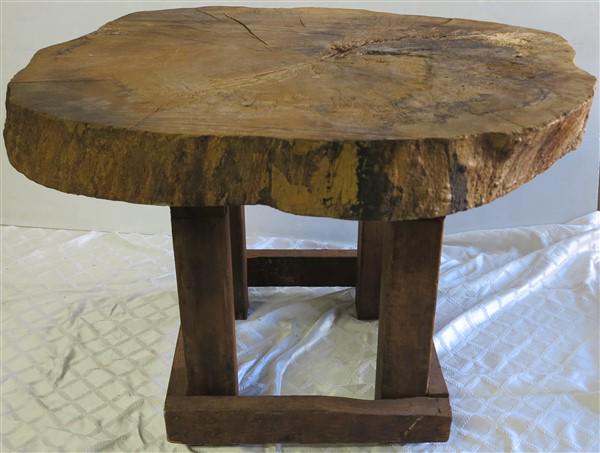 Slabtop table Approximately 38 X 33 X 28h (1 of 2)