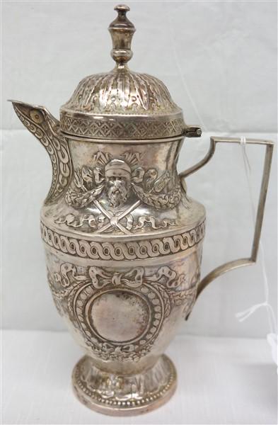 Silver chocolate pot 9 oz (1 of 5)