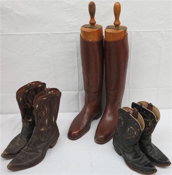 3 pair leather boots (1 of 4)