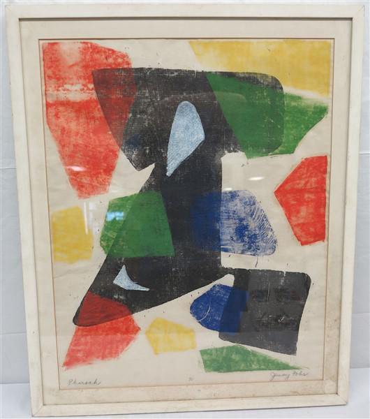 Modern print signed 21 X 30 (1 of 4)