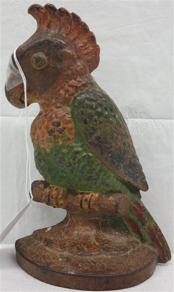 Cast iron parrot doorstop (1 of 3)