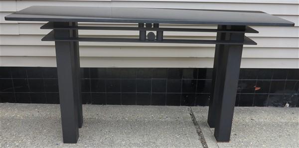 Cast Iron & Marble Top Console (1 of 4)