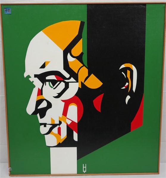 Earl Hubbard o/c portrait 36 X 41: Earl Hubbard o/c portrait 36 X 41