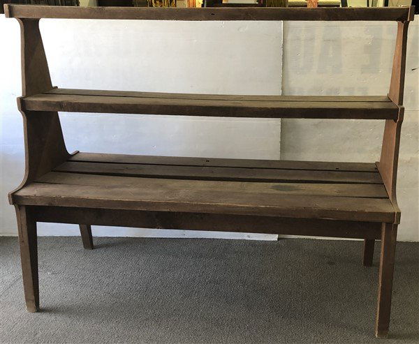 Large 3 tier wooden plant shelf (1 of 3)