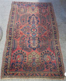 Antique Sarouk 2 x 4: Antique Sarouk 2 x 4