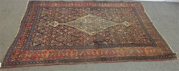 Antique Persian 4'3" x 5'6": Antique Persian 4'3" x 5'6"