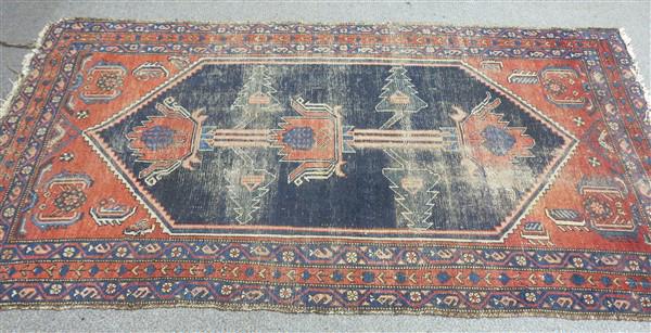 Persian Rug 3' 4" X 5' 10": Persian Rug 3' 4" X 5' 10"
