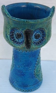 Aldo Bittiosi pottery owl: Aldo Bittiosi pottery owl- 7"