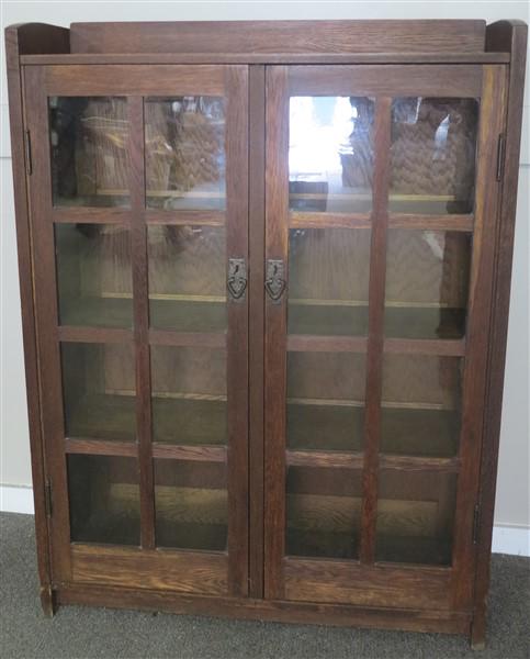 Gustav Stickley Bookcase 42w X 13d X 56 1/2: Gustav Stickley Bookcase 42w X 13d X 56 1/2