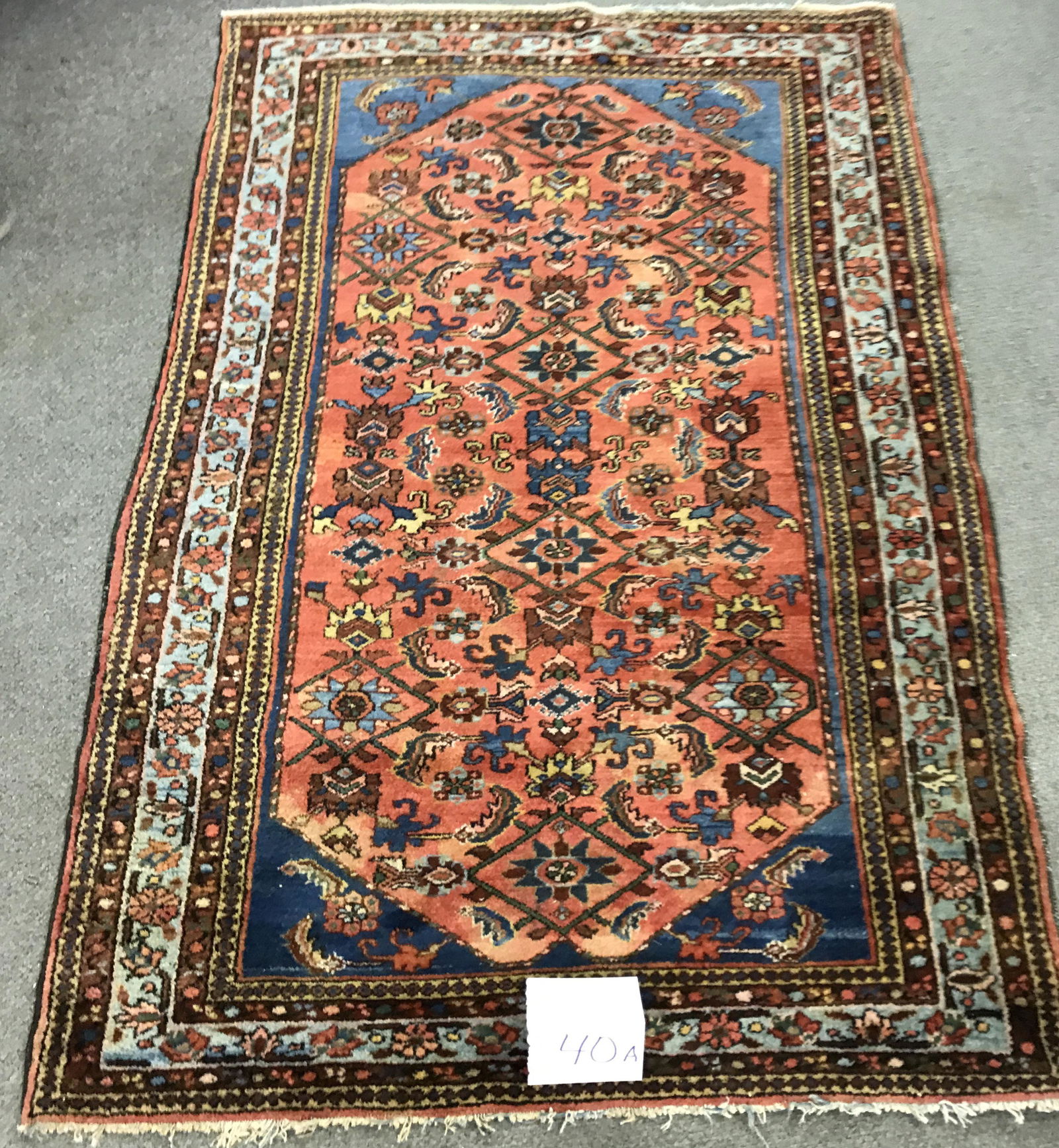 Antique Persian 4'4" x 6'4": Antique Persian 4'4" x 6'4"