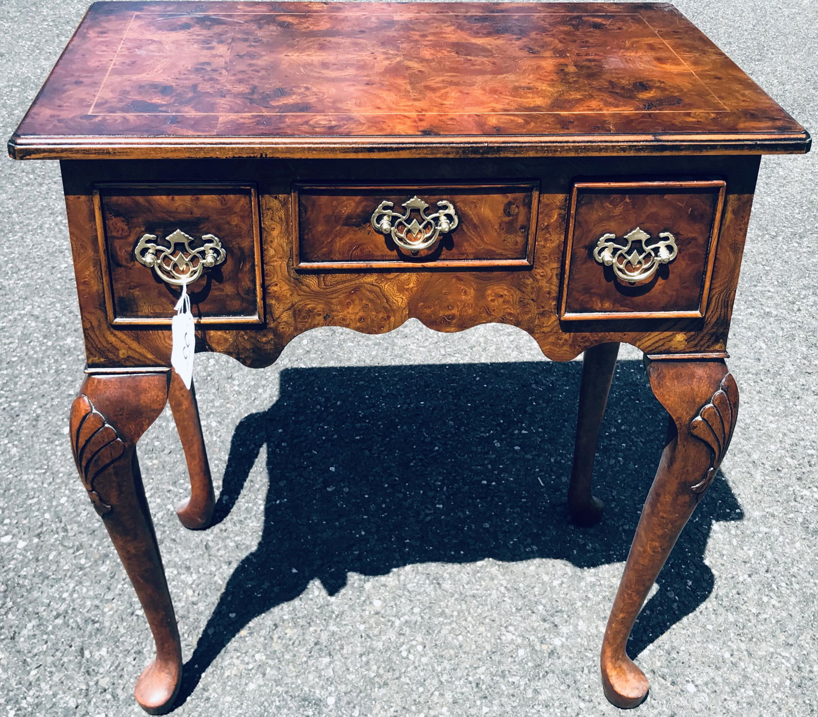 Burl lowboy: Burl lowboy