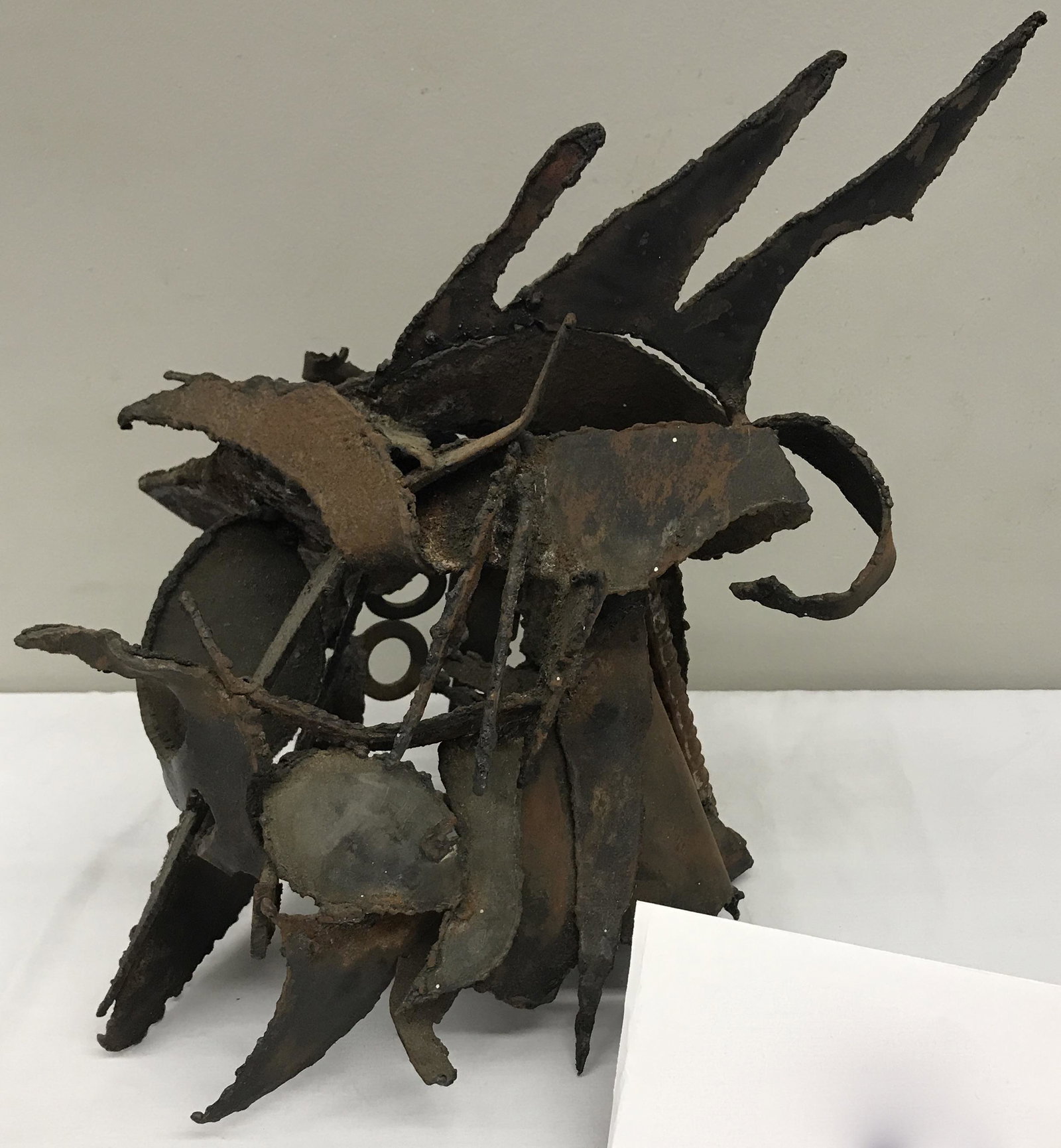 brutalist helmet sculpture: brutalist helmet sculpture