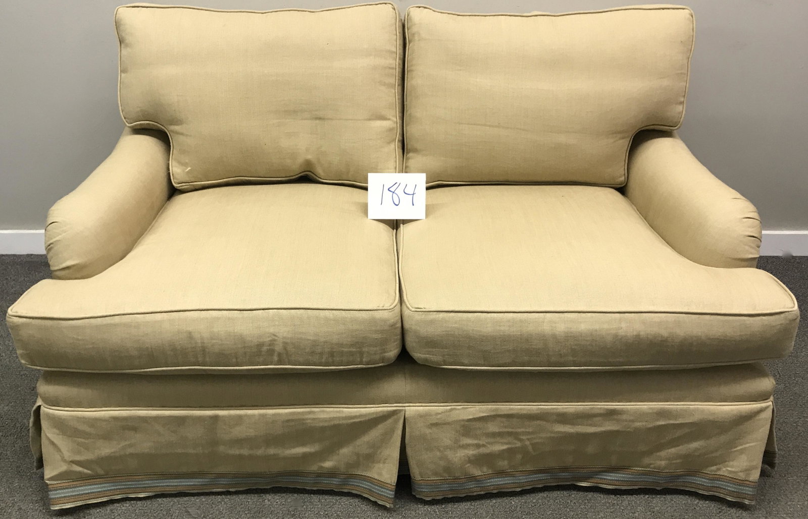 60" upholstered loveseat: 60" upholstered loveseat