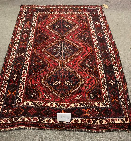Antique Persian 5'2" x 7'6": Antique Persian 5'2" x 7'6"