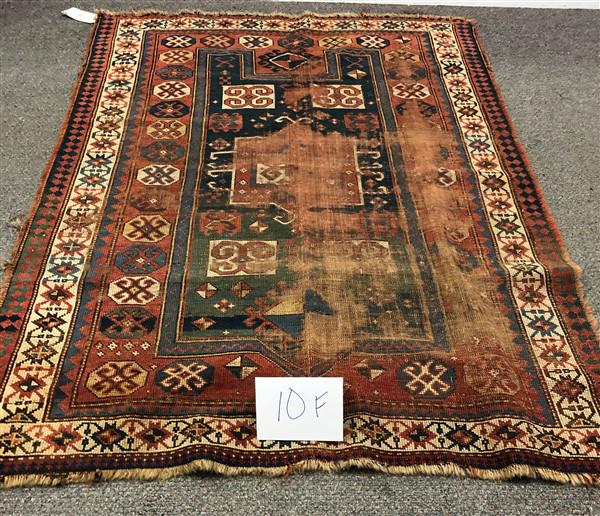 Antique Kazak 3'10"x5'3" (1 of 3)