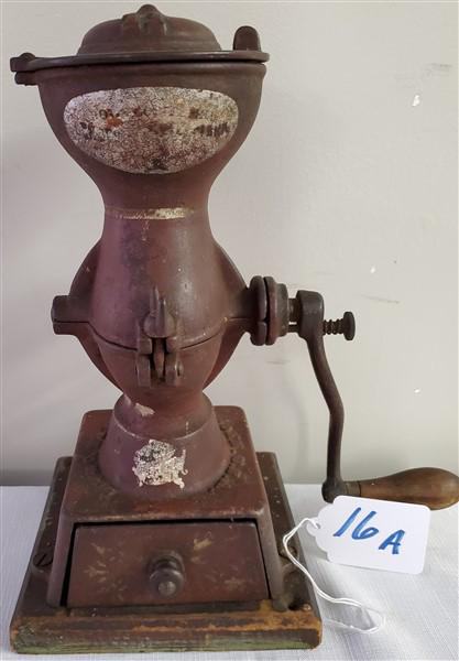 13" L & F Co. Coffee Mill (1 of 3)