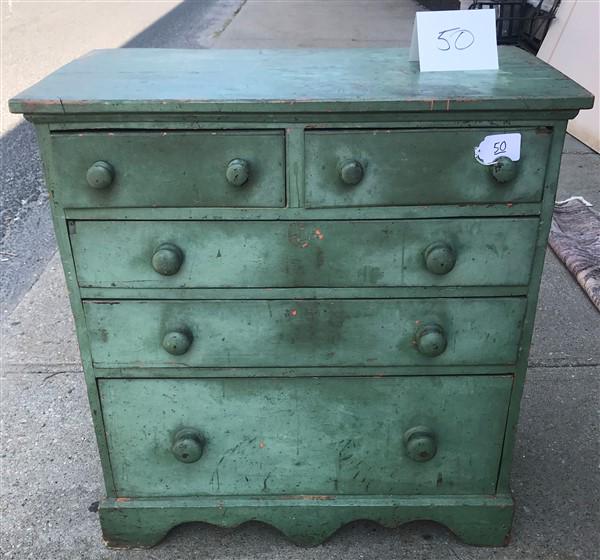 2 Over 4 Chest in Apple Green Paint (1 of 7)